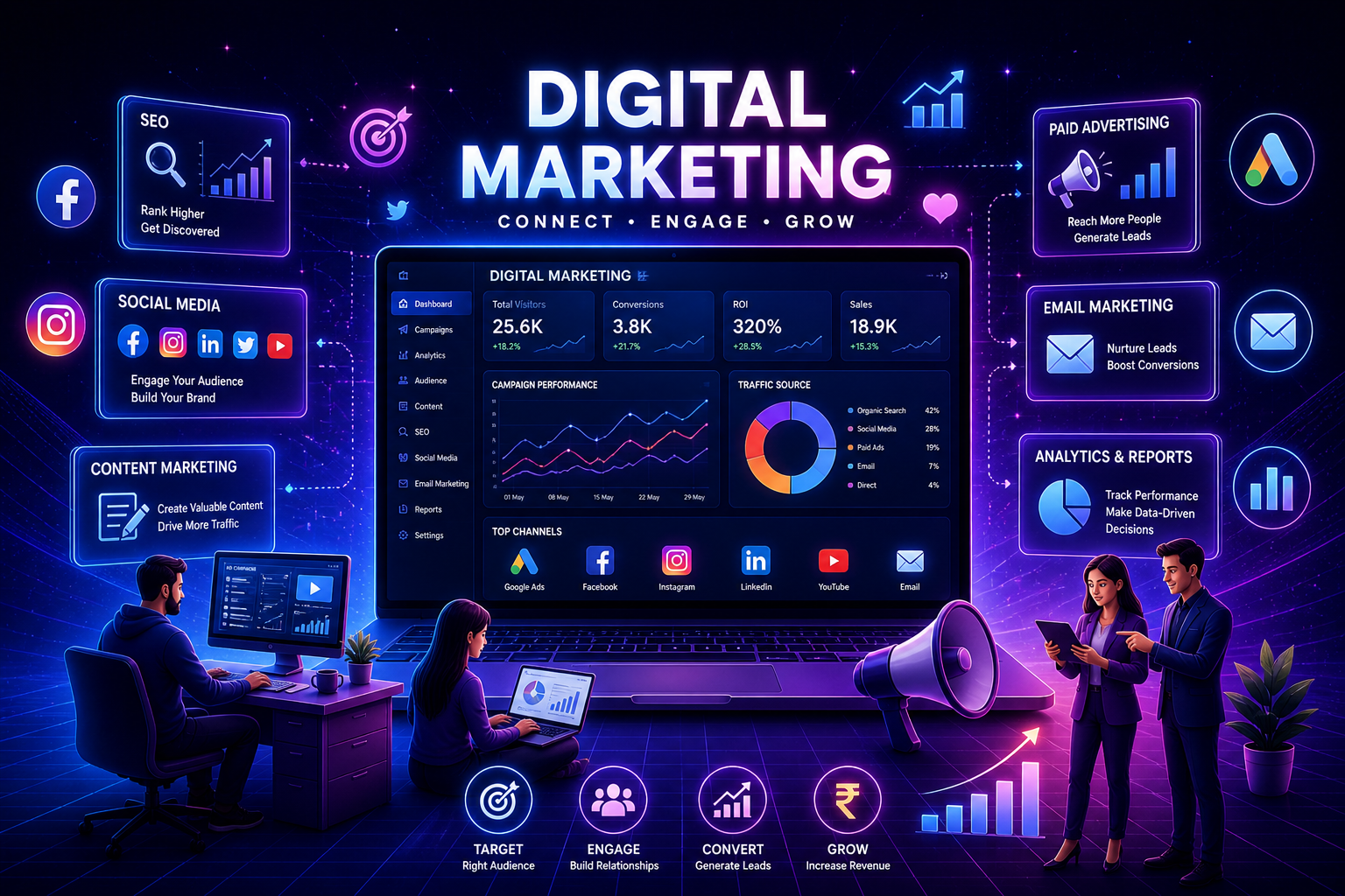 Best SEO Course in Laxmi Nagar at Global Key Technologies with practical SEO training