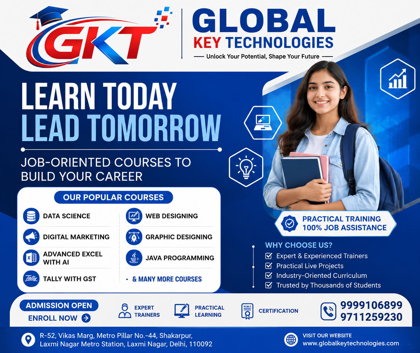 Advanced Excel institute in Laxmi Nagar with Advanced Excel Training and Advanced Excel Classes