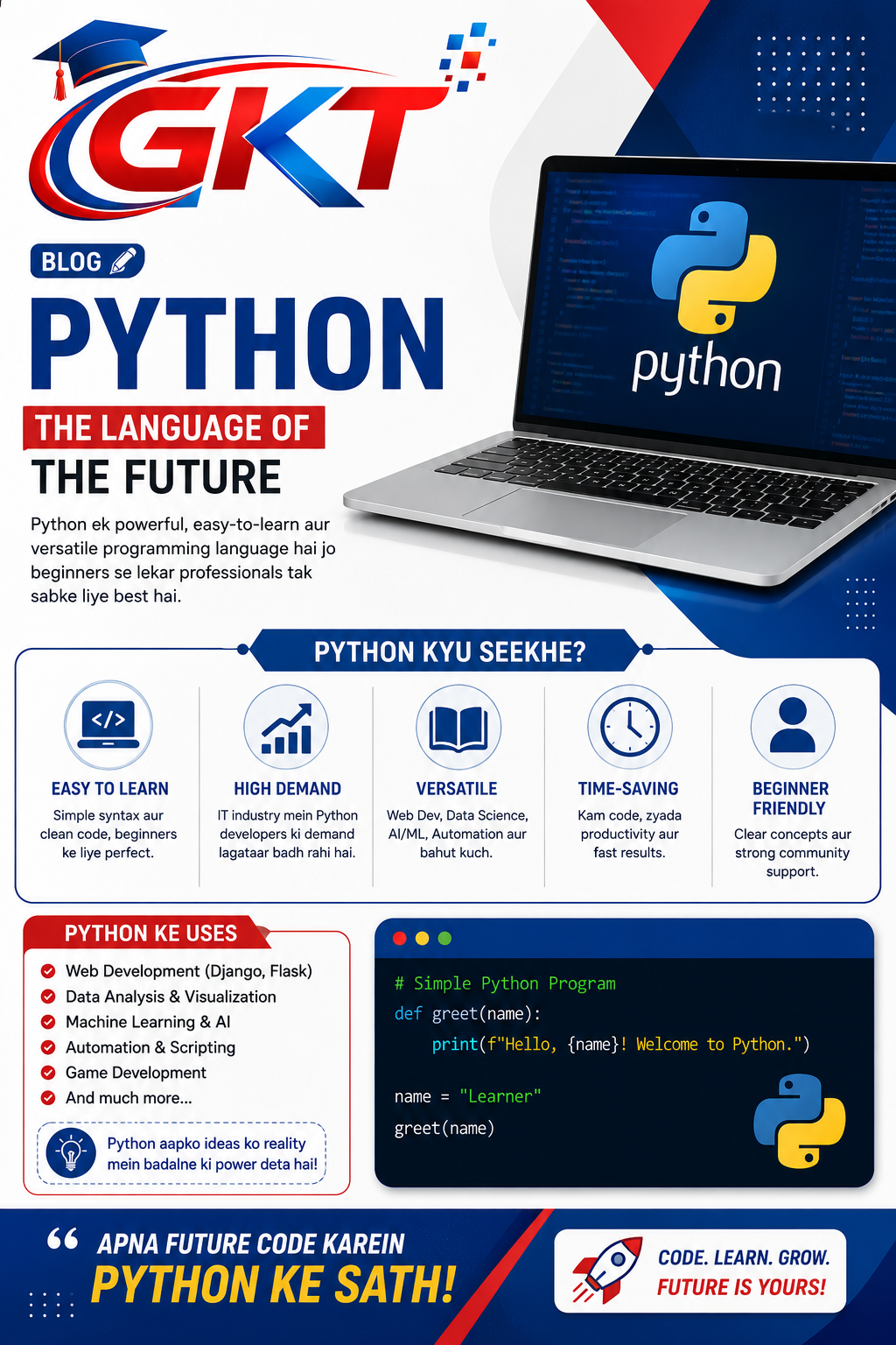 Python Course in Laxmi Nagar at Global Key Technologies