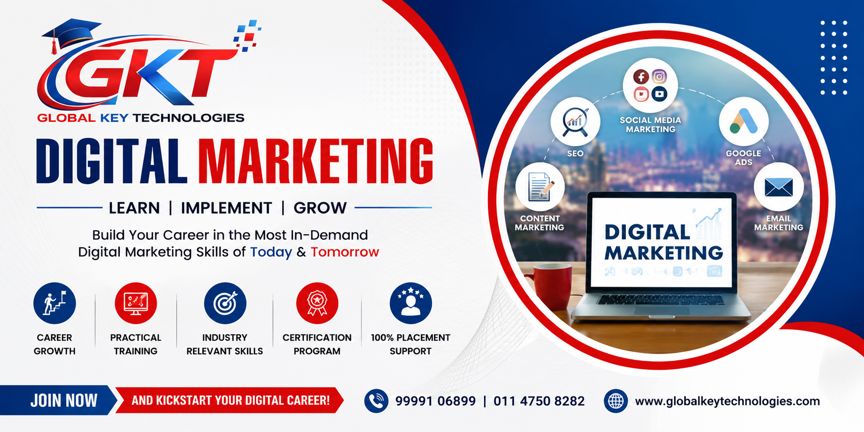 Scope of Digital Marketing in 2026 – Digital Marketing Course and Career Training at Global Key Technologies
